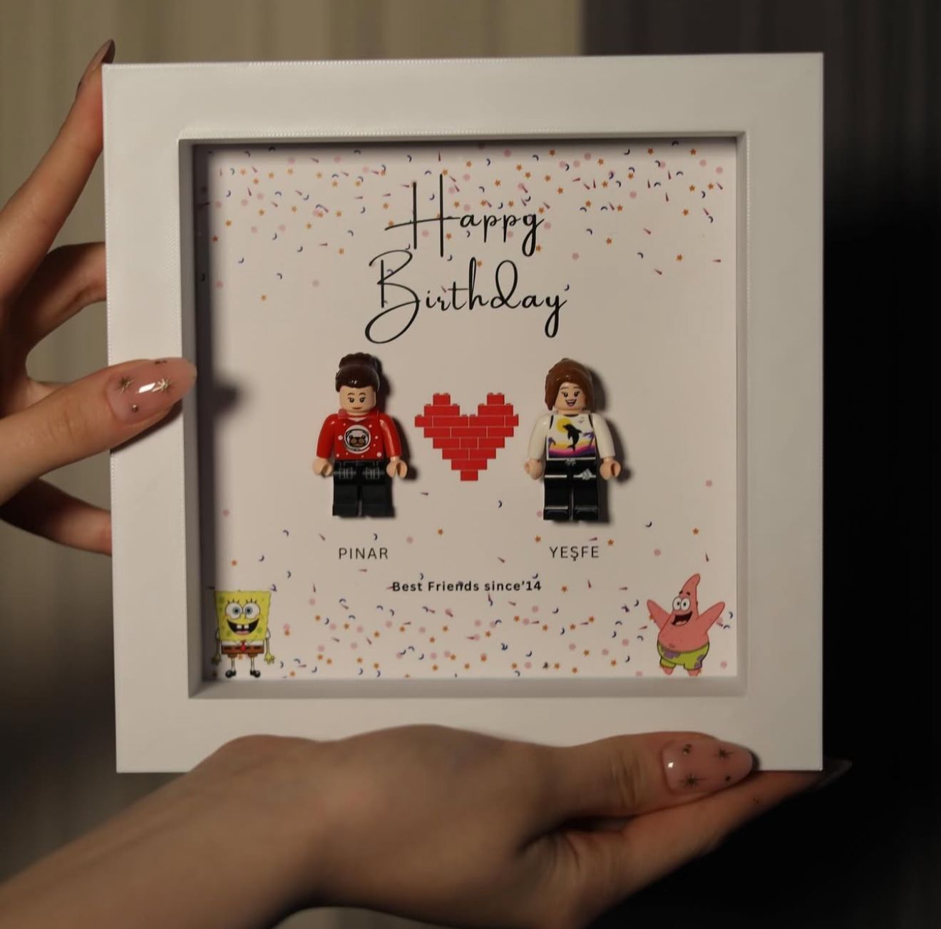 “Create Your Own Frame – SpongeBob Happy Birthday (Personalized)”