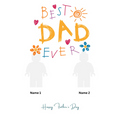 Best Dad Ever LEGO Frame – Personalized Gift