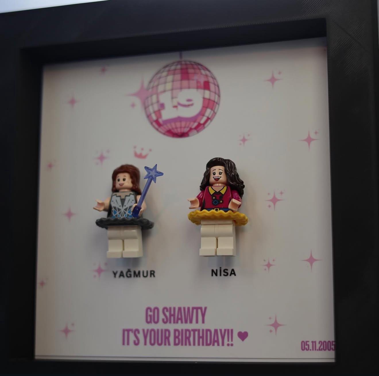 “Create Your Own Frame – Happy Birthday Disco (Personalized)”