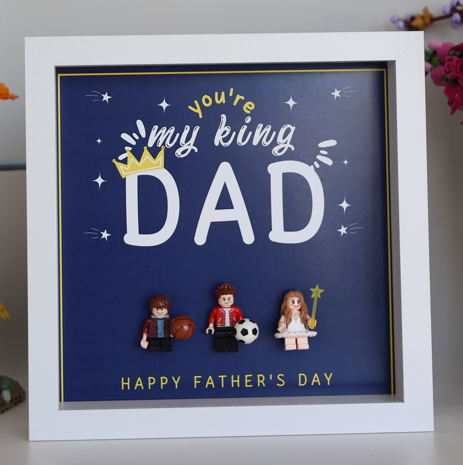“Create Your Own Frame – You’re My King, Dad! (Personalized)”
