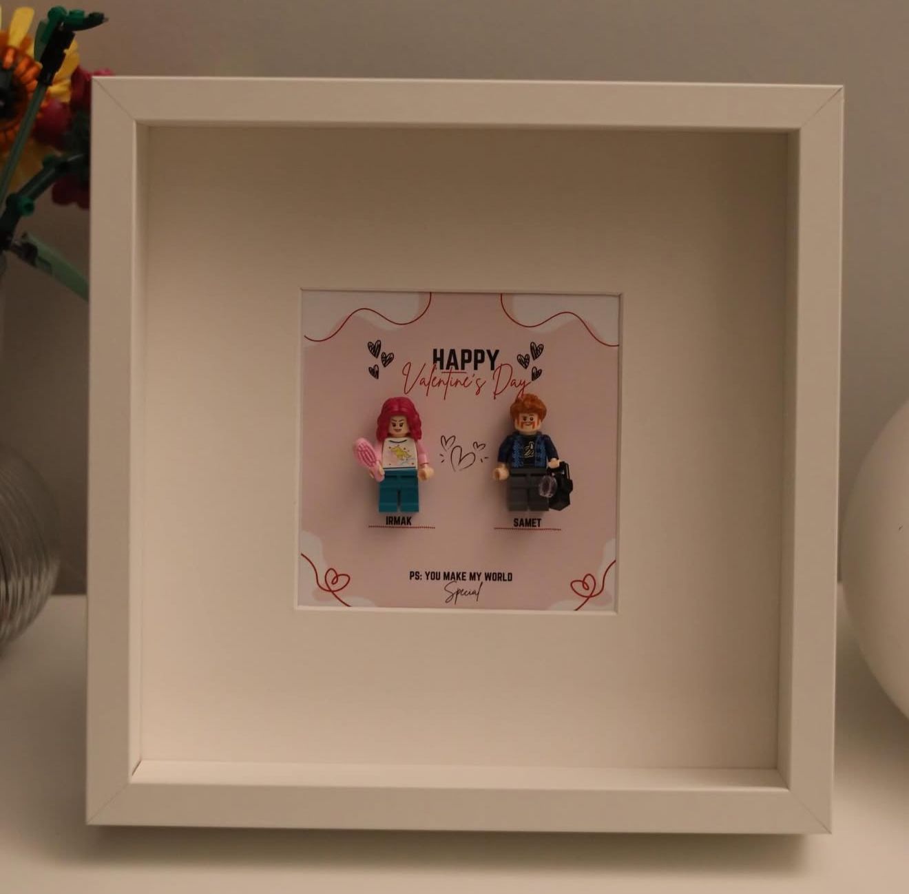 “Create Your Own Frame – You Make My World (Personalized)”