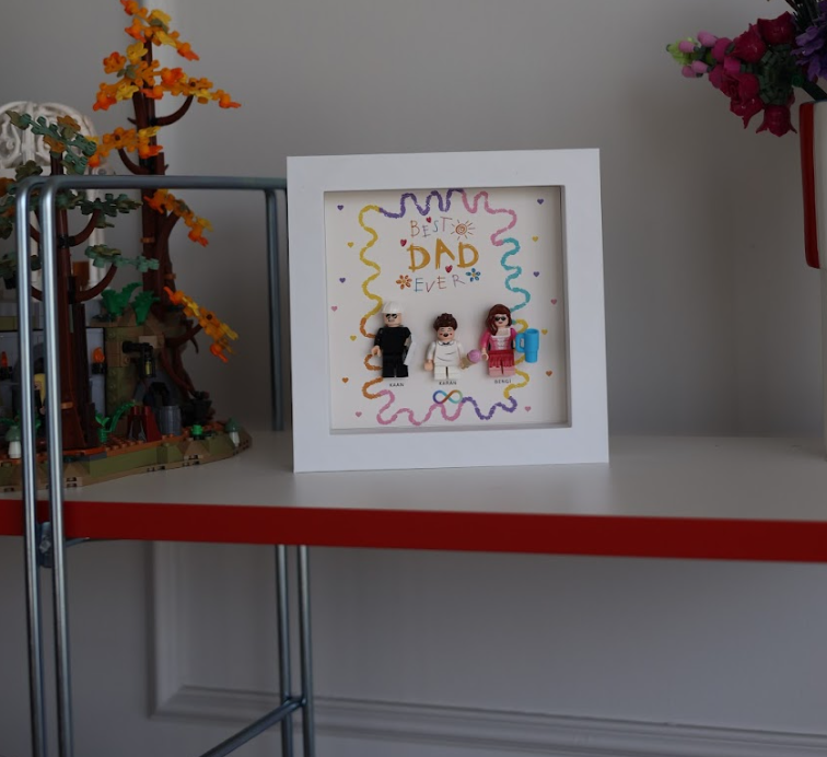 Best Dad Ever LEGO Frame – Personalized Gift