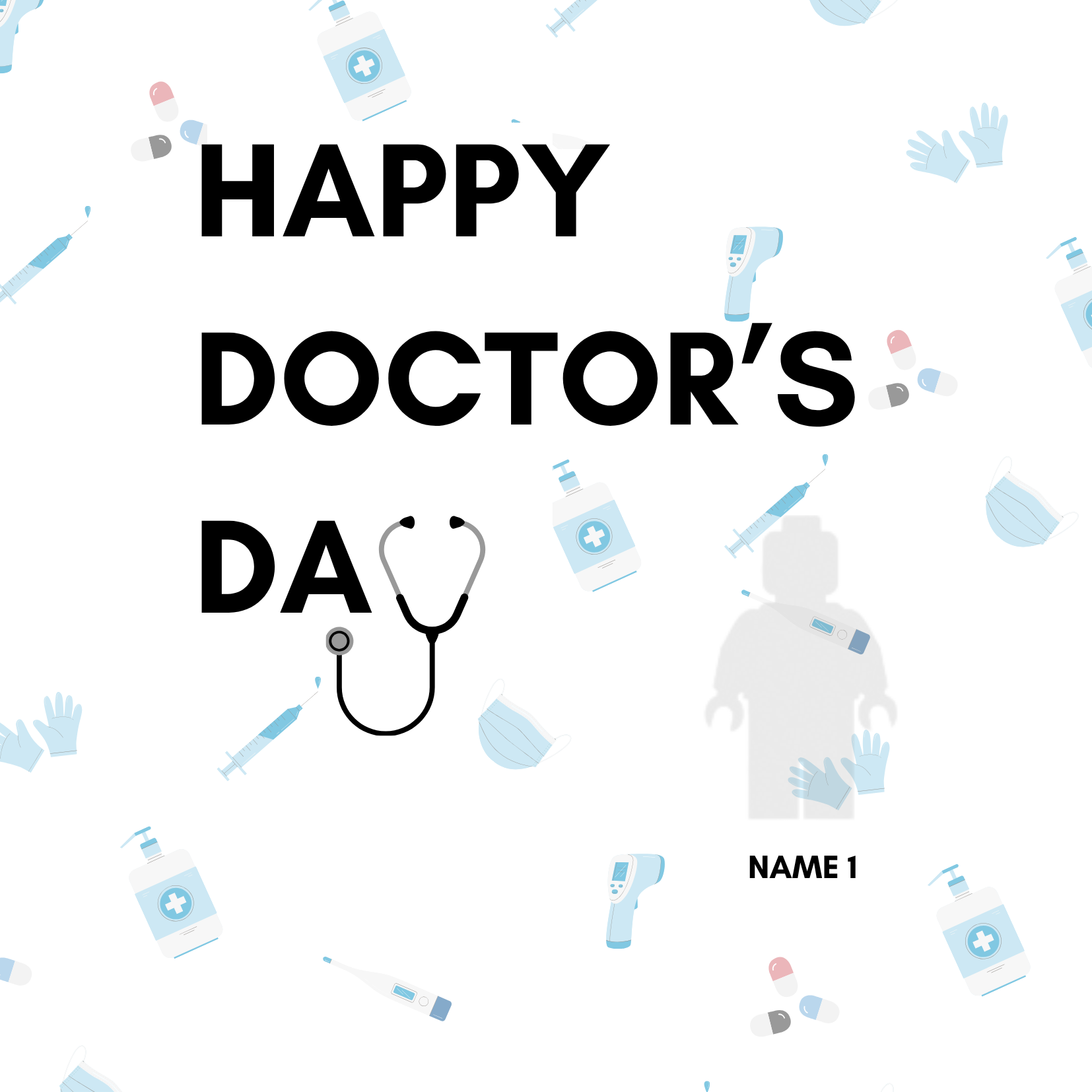 “Create Your Own Frame – Doctor Theme 01 (Personalized)”