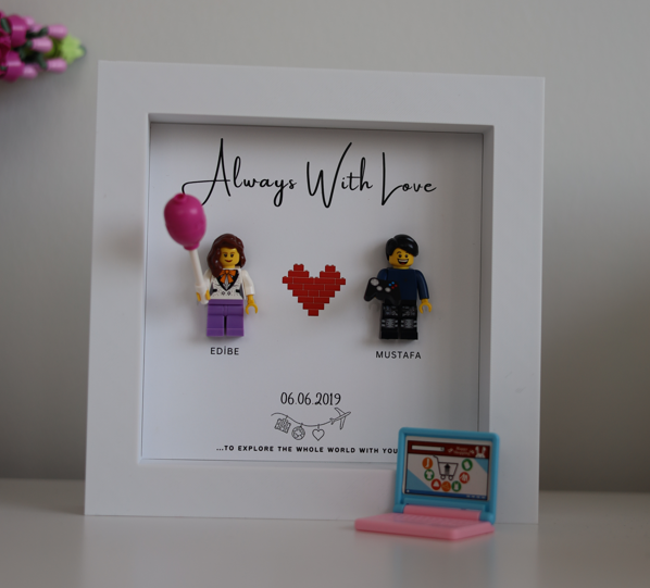 Create Your Own LEGO Frame – Always With Love (Personalized)