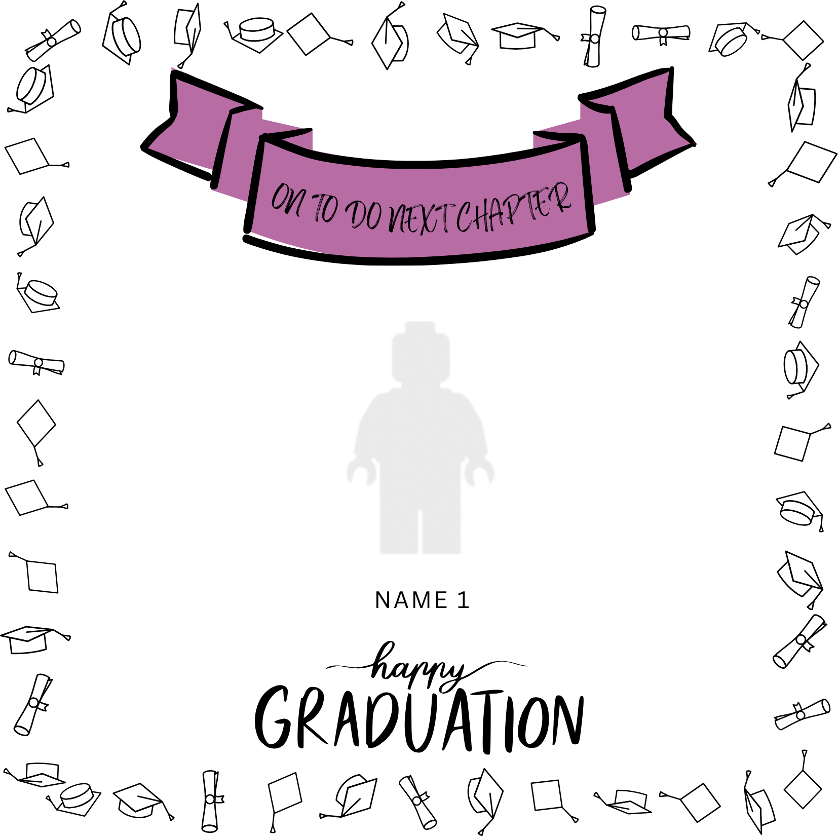 “Graduation Theme Frame (Personalized)”