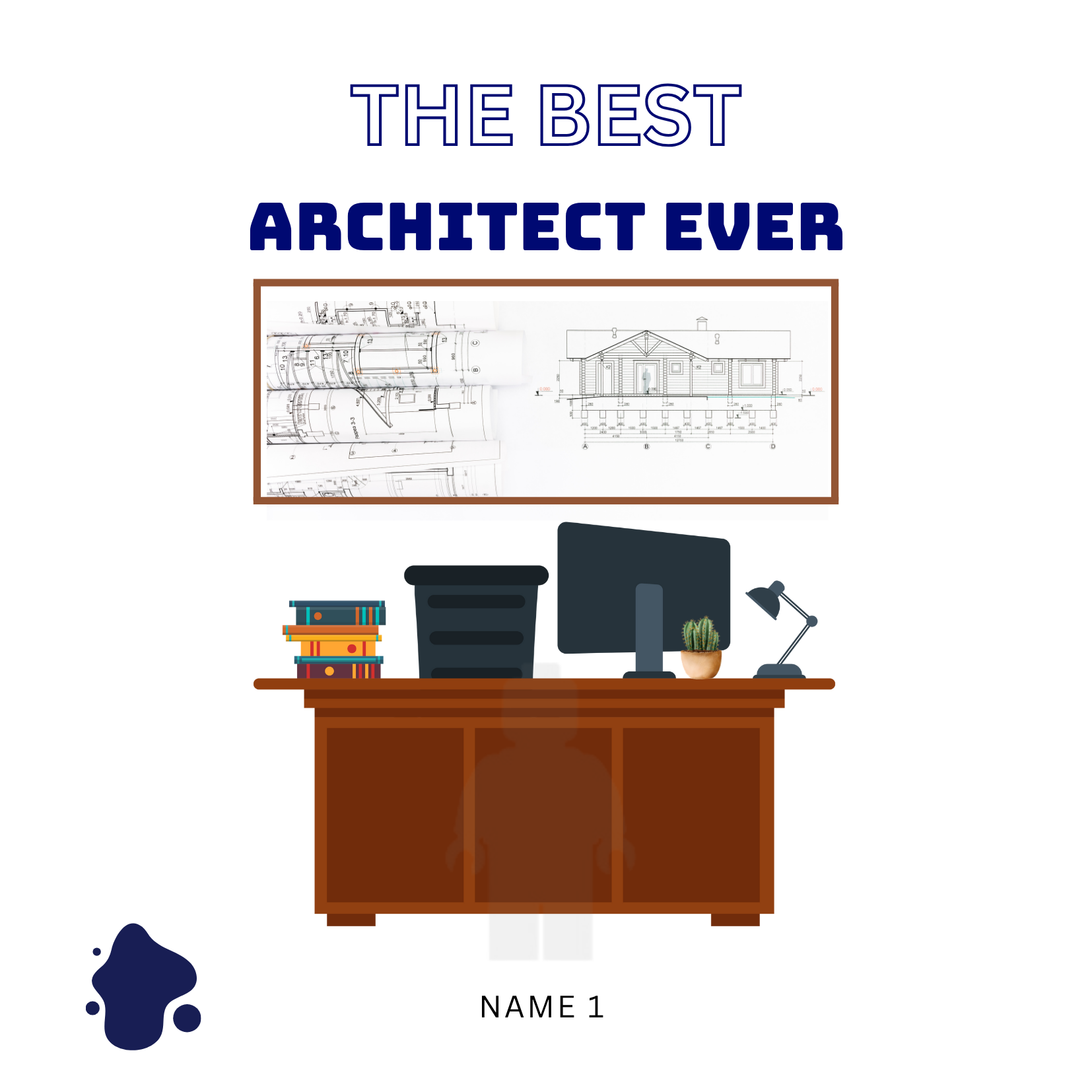Create Your Own Frame – Best Architect Ever (Personalized)”