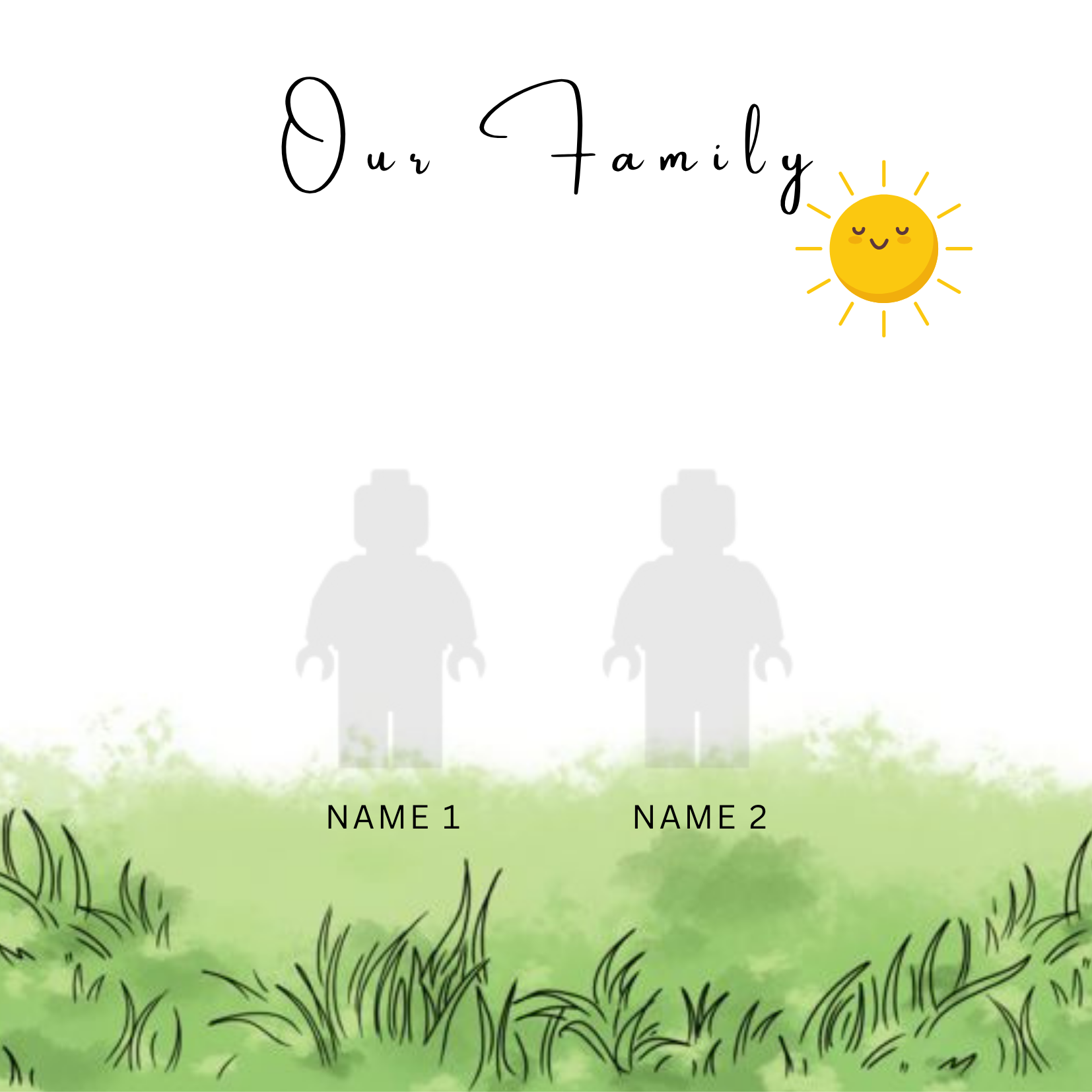 “Create Your Own Frame – Our Family (Personalized)”