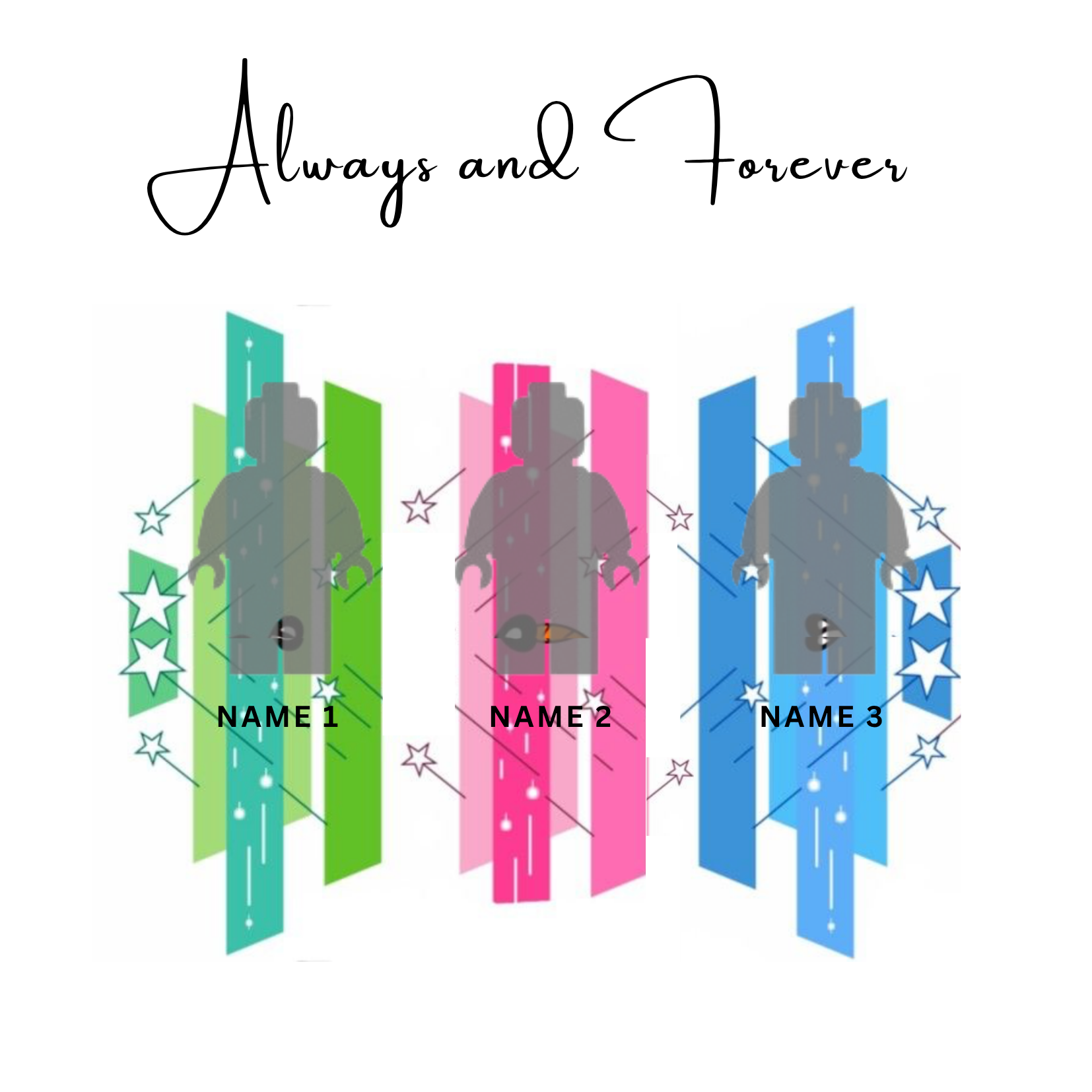 “Create Your Own Frame – Powerpuff Girls (Personalized)”