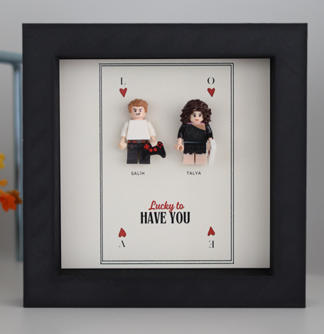“Create Your Own Frame – Lucky To Have You (Personalized)”