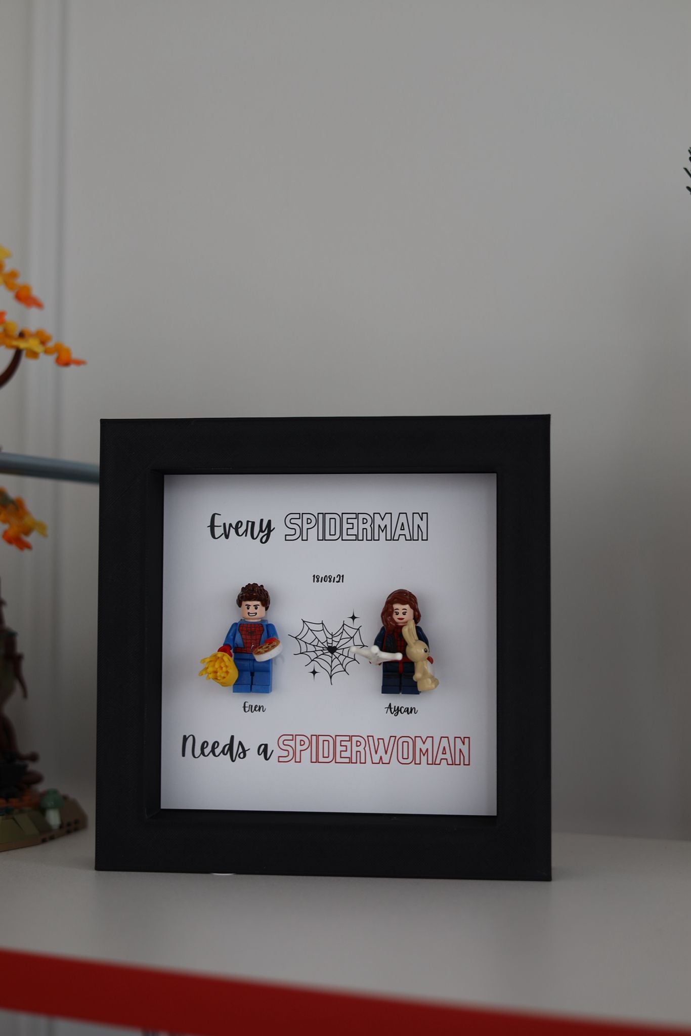 “Create Your Own Frame – Every Spiderman Needs a Spiderwoman (Personalized)”