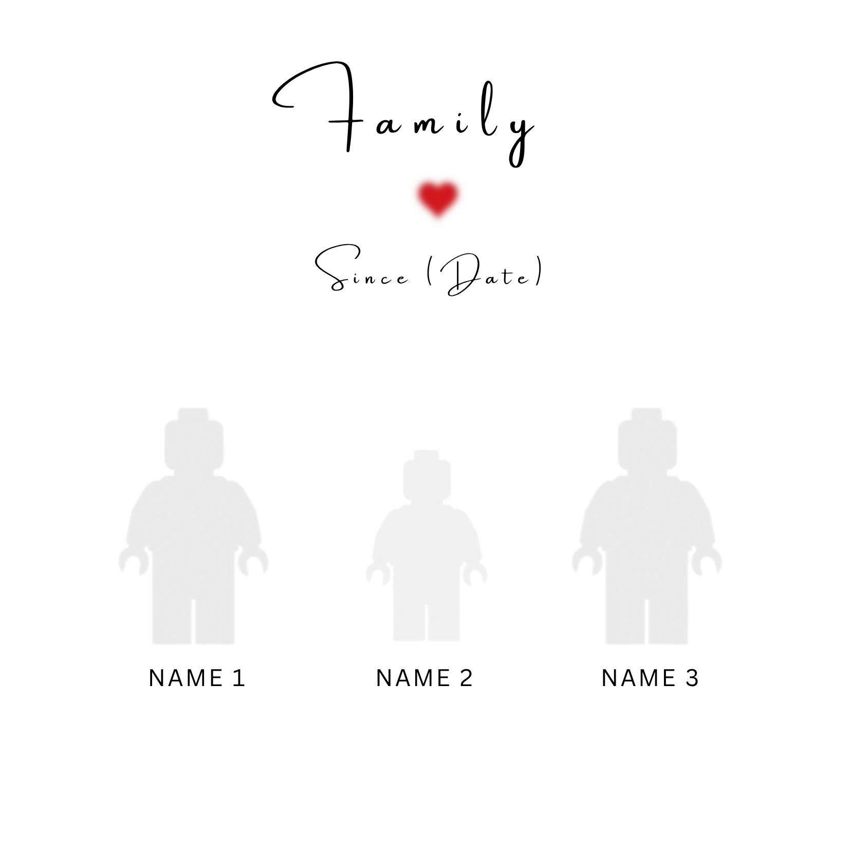 “Create Your Own Frame – Family 003 (Personalized)”