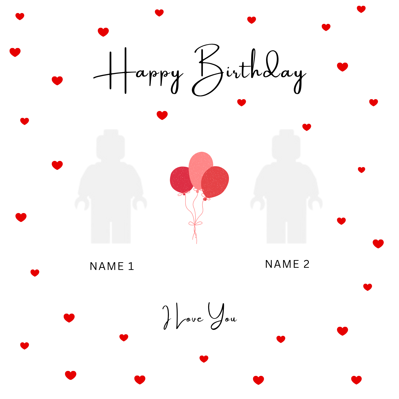 “Create Your Own Frame – Happy Birthday Balloon (Personalized)”