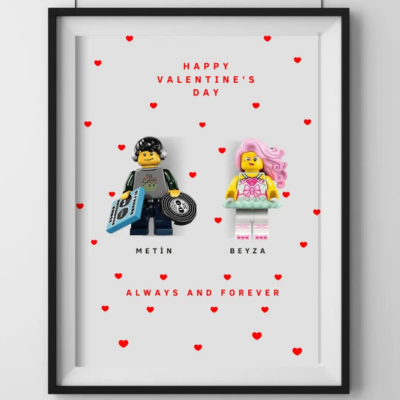 Happy Valentine’s Day – Personalized Frame (24x18)