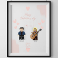 Always and Forever – Personalized Valentine’s Day LEGO Frame (24x18)