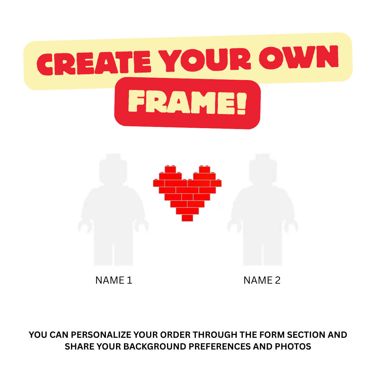 Create Your Own LEGO Frame – Personalized Design