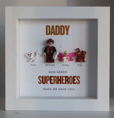 “Create Your Own Frame – Who Needs Superheroes When We Have You! (Personalized)”