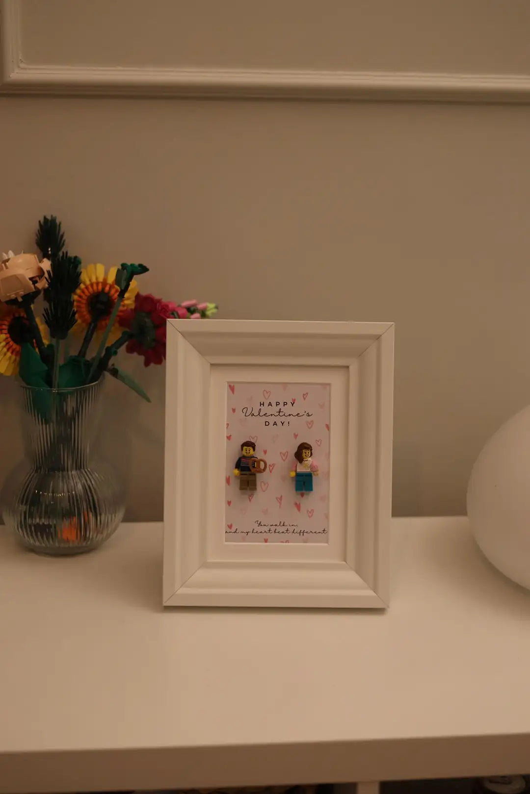 Create Your Own LEGO Frame – Happy Valentine’s Day 2 (Personalized)